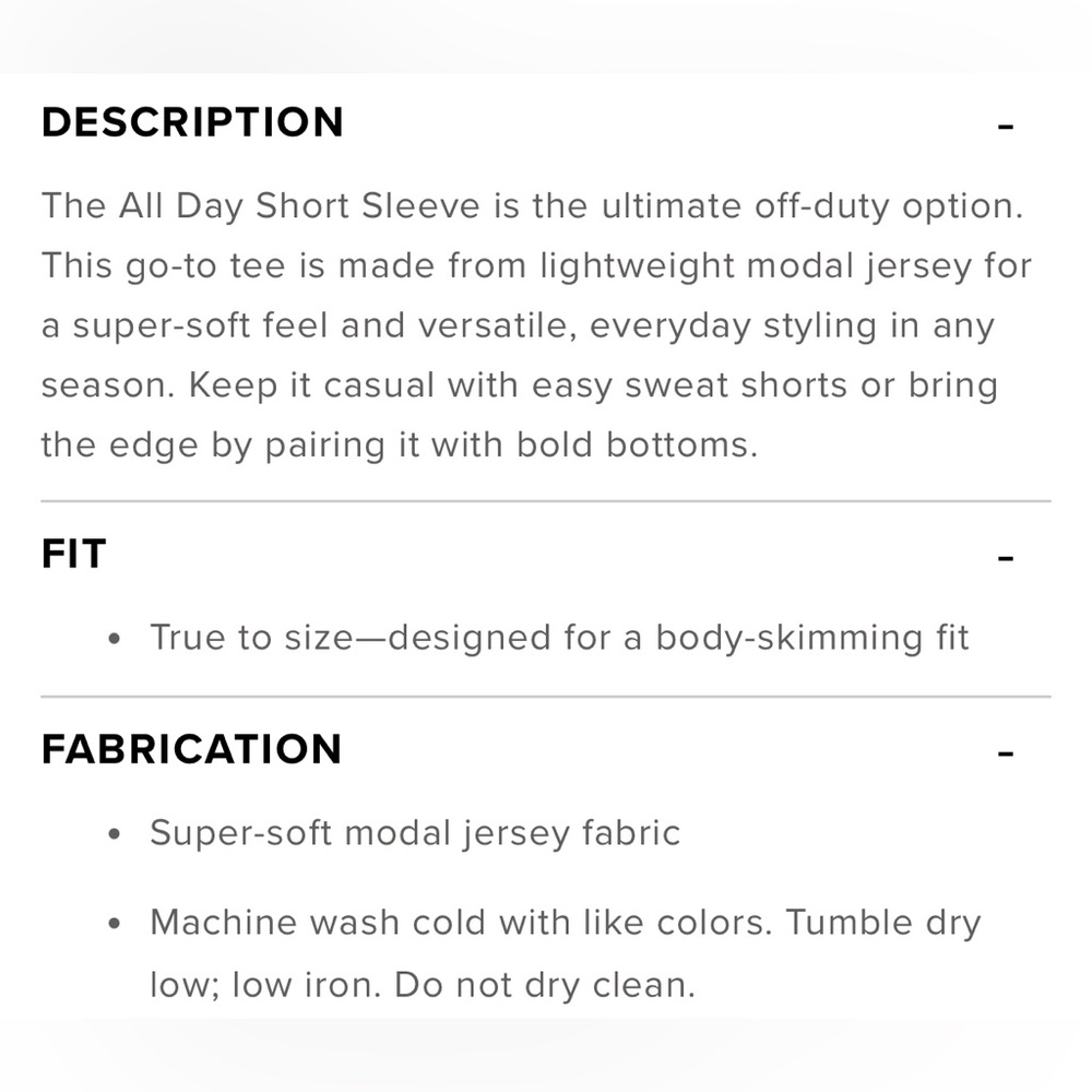 Alo Yoga All Day Short Sleeve Winter Frost M - Picture 6 of 6